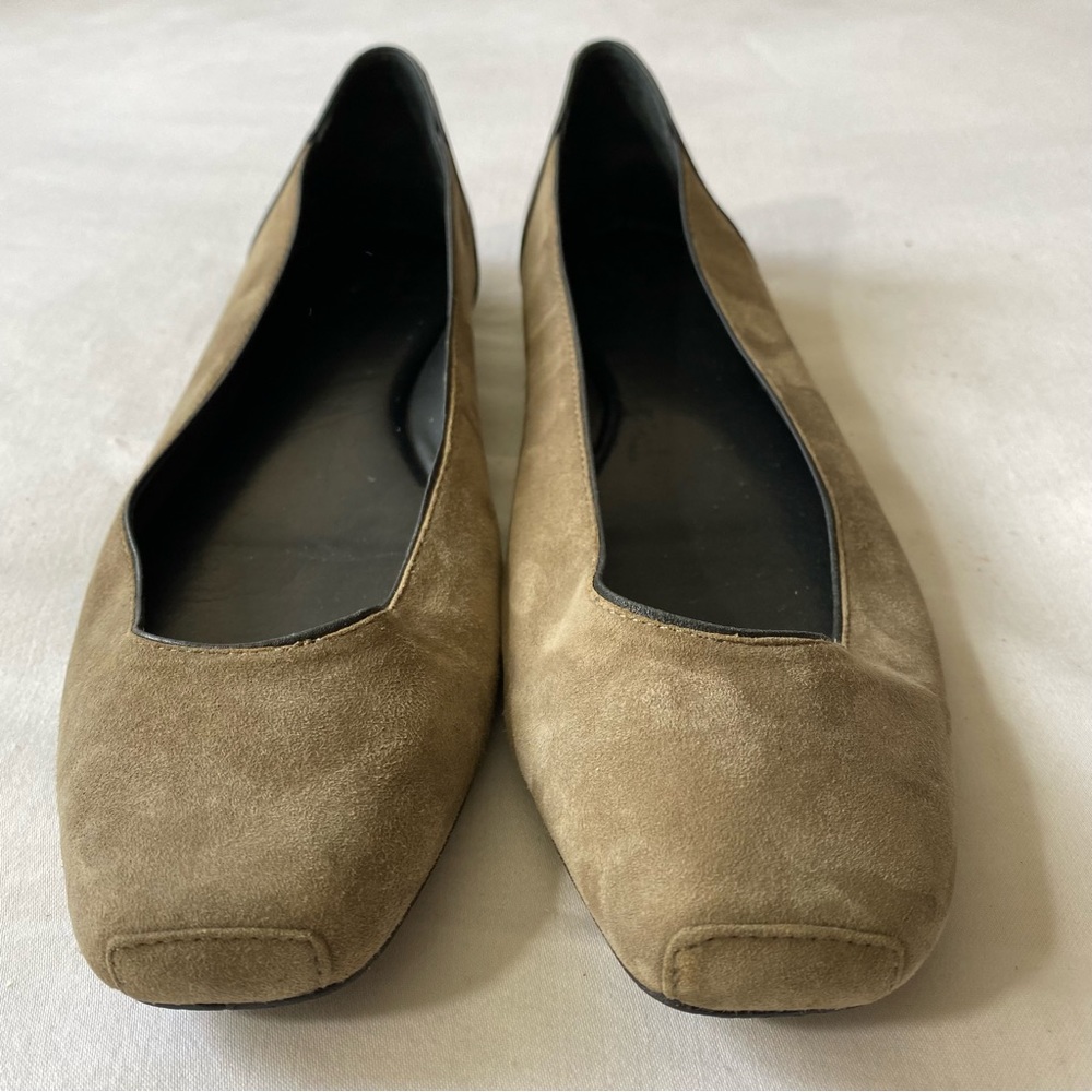 DVF Diane Von Furstenberg suede ballet flats size 7.5 Casual Elegant Everyday - Picture 7 of 9